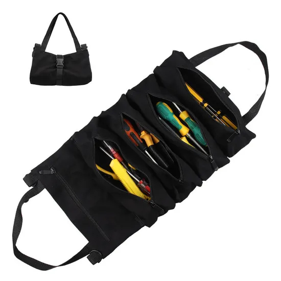 Gebo Wolf Tool Bag Large Cross Border Hot Mining Oxford Cloth Electrician Bag Car Portable Multi-Functional Hardware Tool Bag