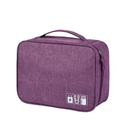 Data Cable Storage Bag Travel Power Bank Earphone Storage Box Multifunctional Divided Digital Bag