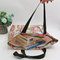 Silk Screen Canvas Tote Bag Crossbody Shopping Storage Bag