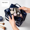 Travel Cosmetics Storage Bag PU Waterproof Wash Bag Cute Women′s Makeup Bag Large Capacity Lunch Box Bag Handbag