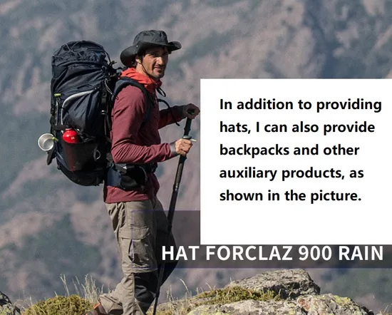 Backpack Bag for Women Fisherman′s Hat Outdoor Sun Protection and Sunshade Hat Sun Hat Men′s Beach Hiking and Fishing Hat