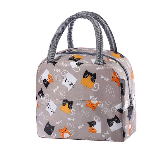 Large Capacity Small Fresh Printing Ice Pack Printing Portable Portable Thermal Insulation Bag