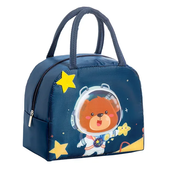 New 3D Cartoon Portable Bento Student Insulated Bag