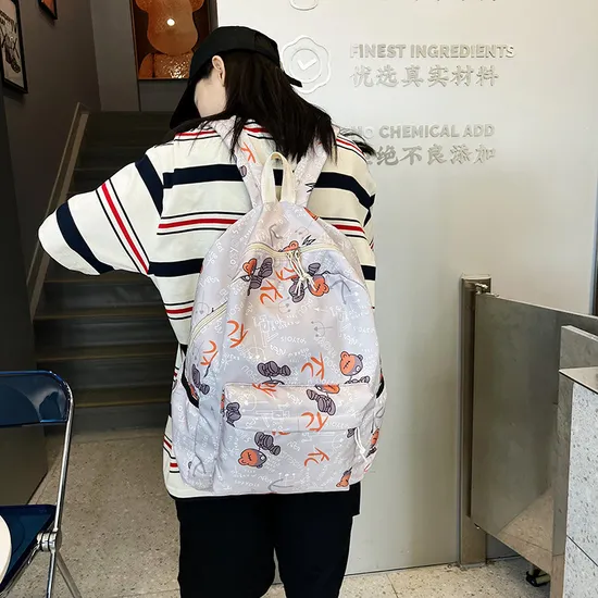 New Fashion Large Capacity Graffiti Travel Backpack