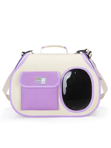 Stylish and Breathable Square Foldable Portable Pet Bag for Going out