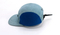 Color Blocking Corduroy Logo Flat Brim Baseball Cap