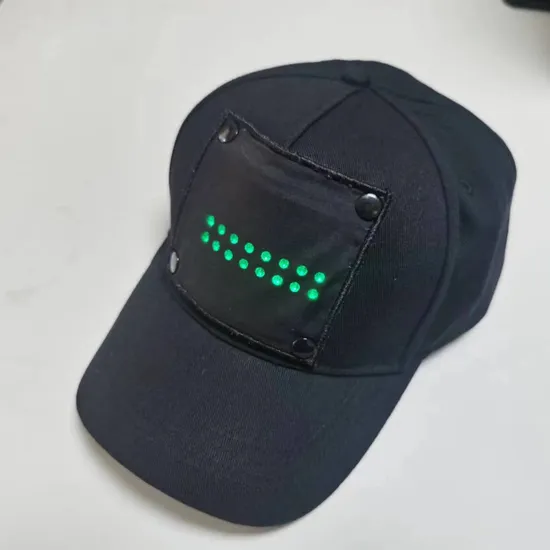 New LED Multifunctional Voice Control Display Baseball Cap