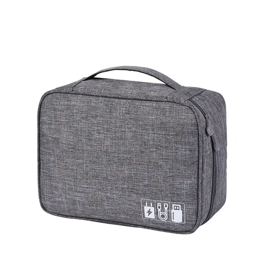 Data Cable Storage Bag Travel Power Bank Earphone Storage Box Multifunctional Divided Digital Bag