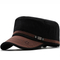 Cross Border Flat Top Male Leather Curved Brim Casual Mountaineering Camouflage Baseball Cap