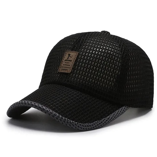 Shade Outdoor Simple Sun Large Brim Breathable Mesh Baseball Cap
