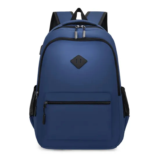 Large Capacity Solid Color Simple Casual Versatile Backpack