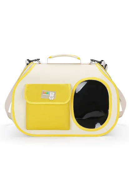 Stylish and Breathable Square Foldable Portable Pet Bag for Going out