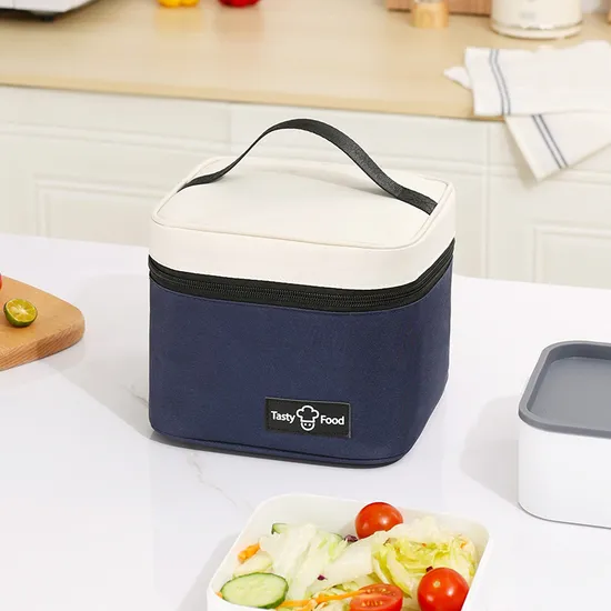 Dopamine Portable Bento Bag Takeaway Student Packing with Rice Insulated Bag Aluminum Foil Thickened Lunch Box Bag