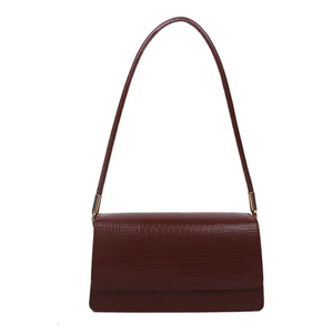 Crocodile Pattern Handheld Retro Versatile Small Square Bag