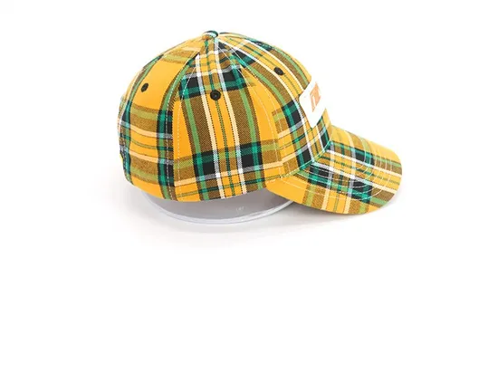 Colorful Embroidered Logo Baseball Cap