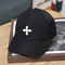 Embroidered Pattern Sun Shading Solid Color Baseball Cap