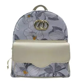 Purple Double Layered Fashion Casual Backpack