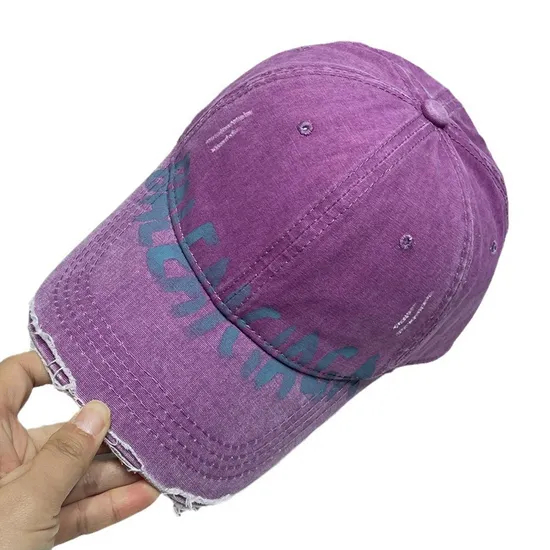 Broken Hole Graffiti Letter Sunshade Baseball Cap