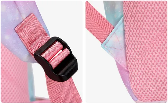 New Gradient Rainbow Print Large Capacity Backpack